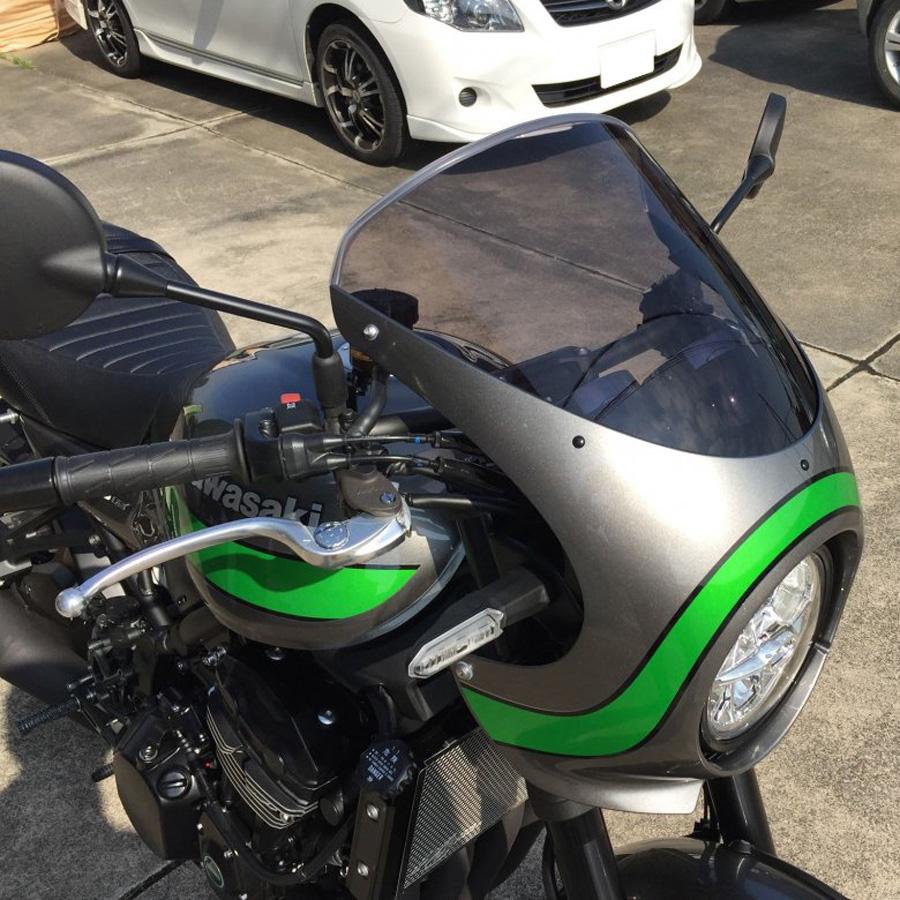 カワサキ Z900RS CAFE スクリーン(スモーク) ACRY Point : モトパーツ