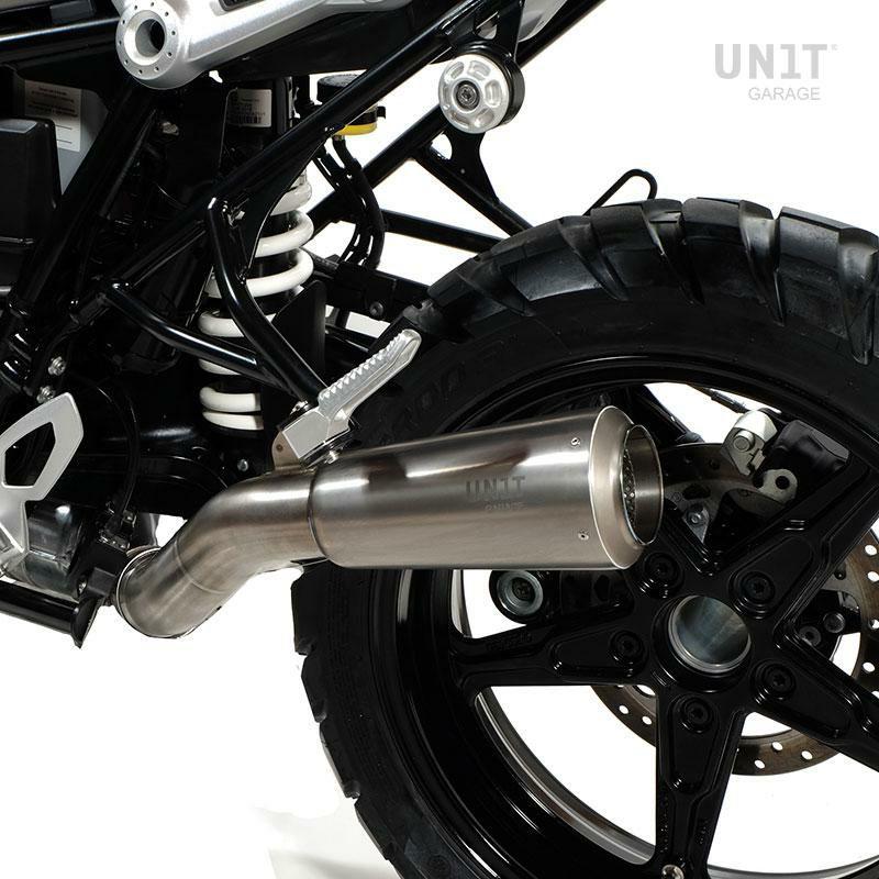 BMW RnineT Scrambler スリップオンマフラー ローパイプ フルチタン E