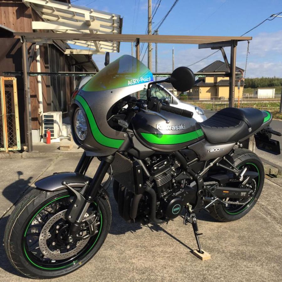 カワサキ Z900RS CAFE スクリーン(ミラー) ACRY Point : モトパーツ