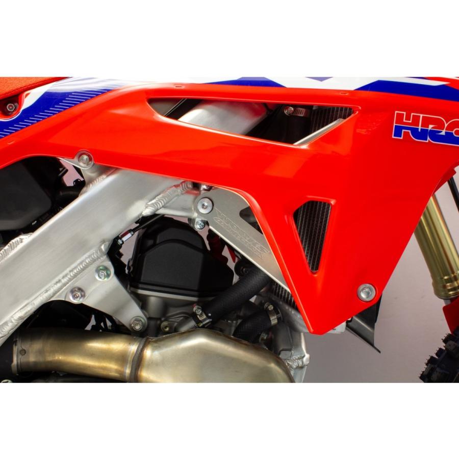 CRF250R CRF450R ラジエーター ブレース シルバー ワークス
