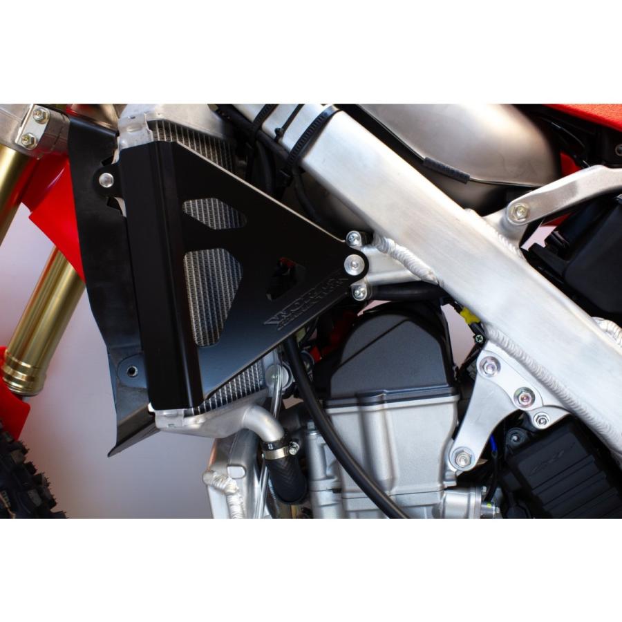 CRF250R CRF450R ラジエーター ブレース ブラック ワークス