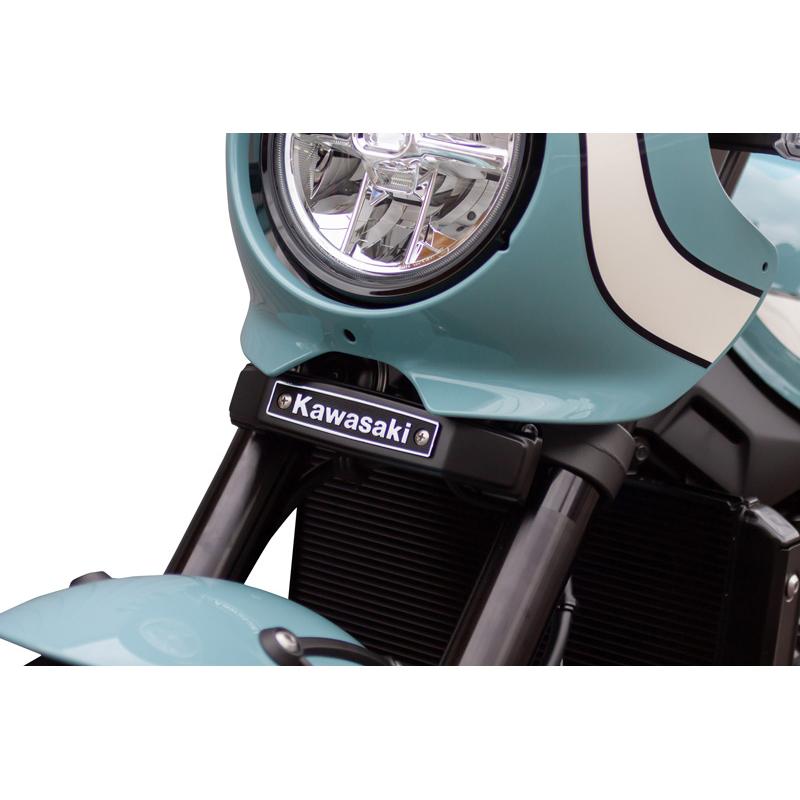 カワサキ Z900RSCAFE ステムエンブレム/マウントステーキット ブラック