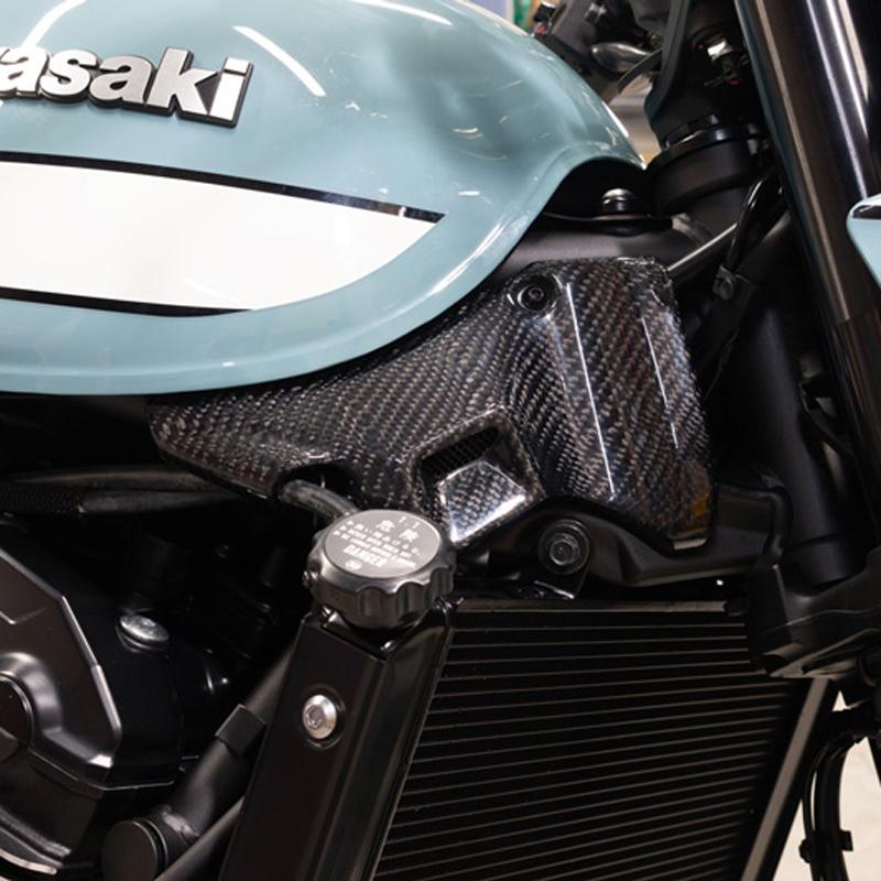 Z900RS アーキ カーボンハイフローステムヘッドカバーセット【新品】 カワサキ Z900RS/CAFE カーボンハイフローステムヘッドカバー アーキ