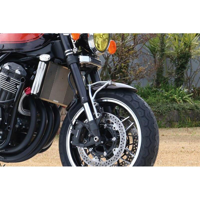 カワサキ Z900RS/CAFE スラスロッド フロントフェンダーブラケット(サチライトメッキ) アーキの画像