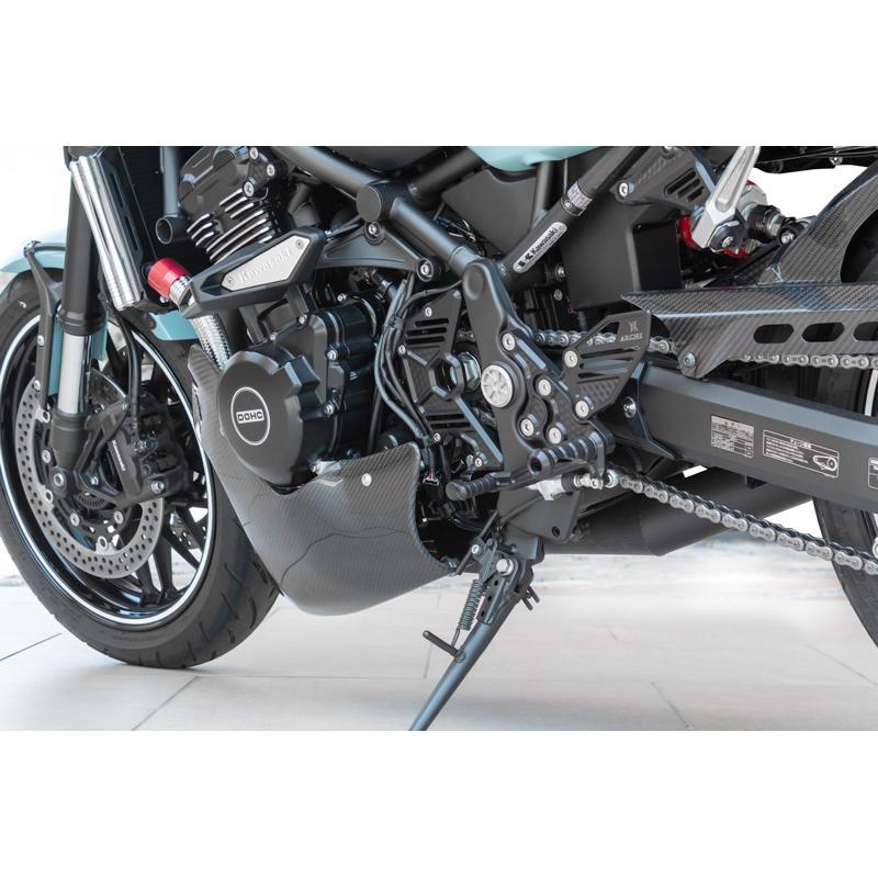 カワサキ Z900RS/CAFE チンスポイラー キャンディトーングリーン ARCHI