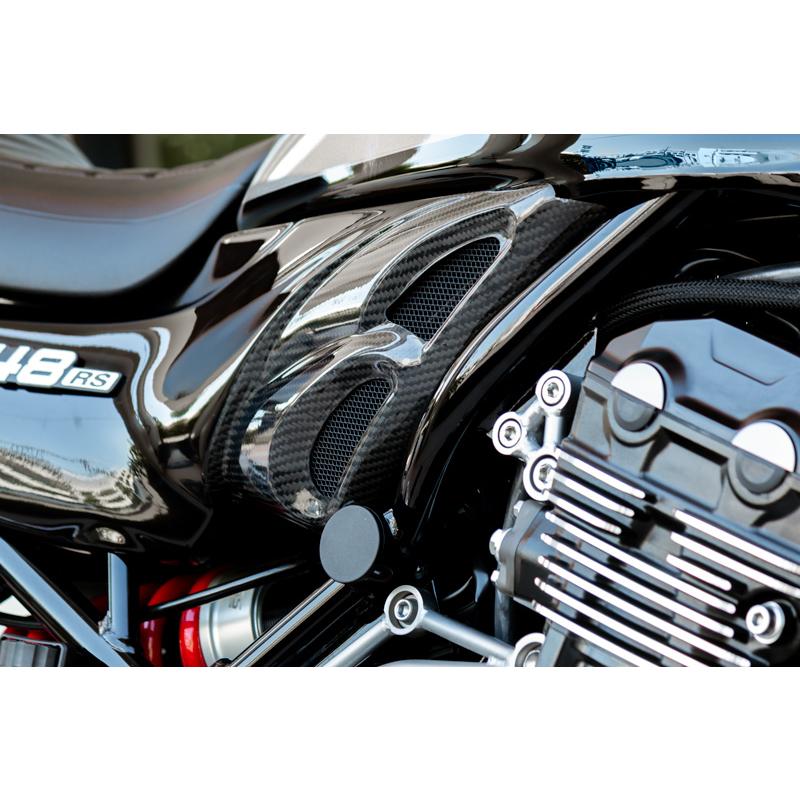カワサキ Z900RS/CAFE ダブルバブルインテークサイドカバーセット 未塗装 ARCHIの画像