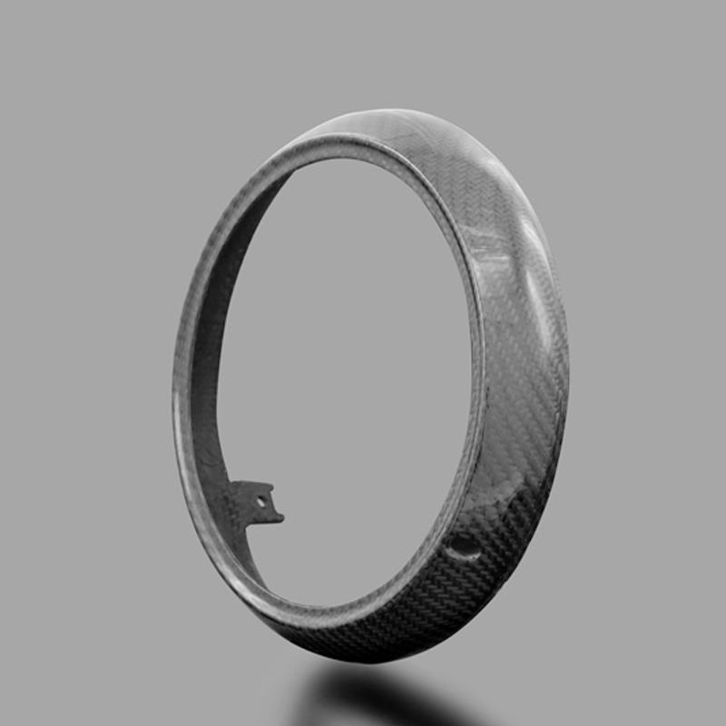 カワサキ Z900RS カーボンヘッドライトリム アーキ : モトパーツ