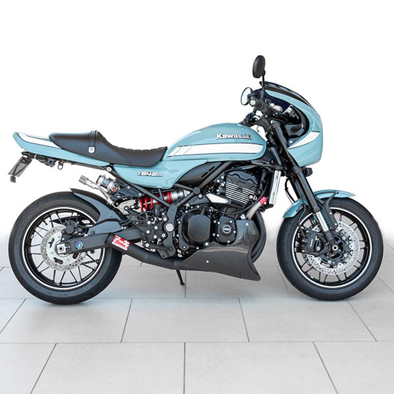 カワサキ Z900RS/CAFE チンスポイラー メタリックディアブロブラック