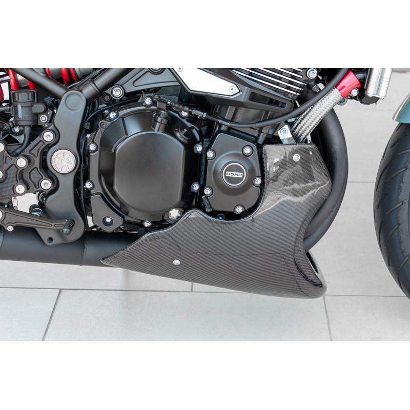 カワサキ Z900RS/CAFE チンスポイラー エボニー ARCHI : モトパーツ