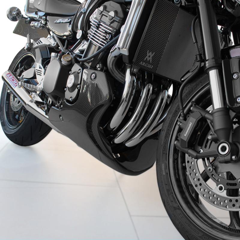 カワサキ Z900RS/CAFE カーボンチンスポイラー アーキ : モトパーツ