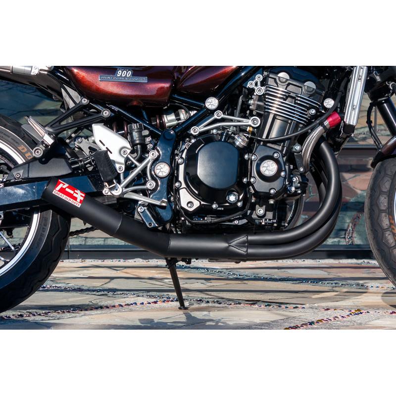 427ショート管マフラー Z900RS/CAFE JMCA認証 カワサキ Z900RS/CAFE 手曲げショート管集合マフラー(JMCA認証) アーキ