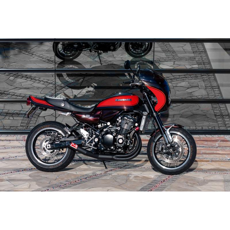 カワサキ Z900RS/CAFE 手曲げショート管集合マフラー(JMCA認証) アーキ