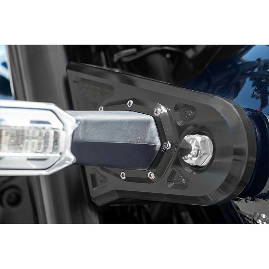 Z900RS/CAFE/SE ビレットハニカム・ヘッドライトステーカバー