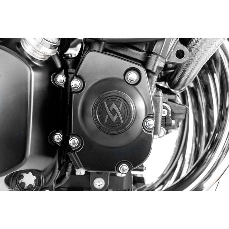 カワサキ Z900RS/CAFE ジェネレーター/パルサーカバーセット ブラック