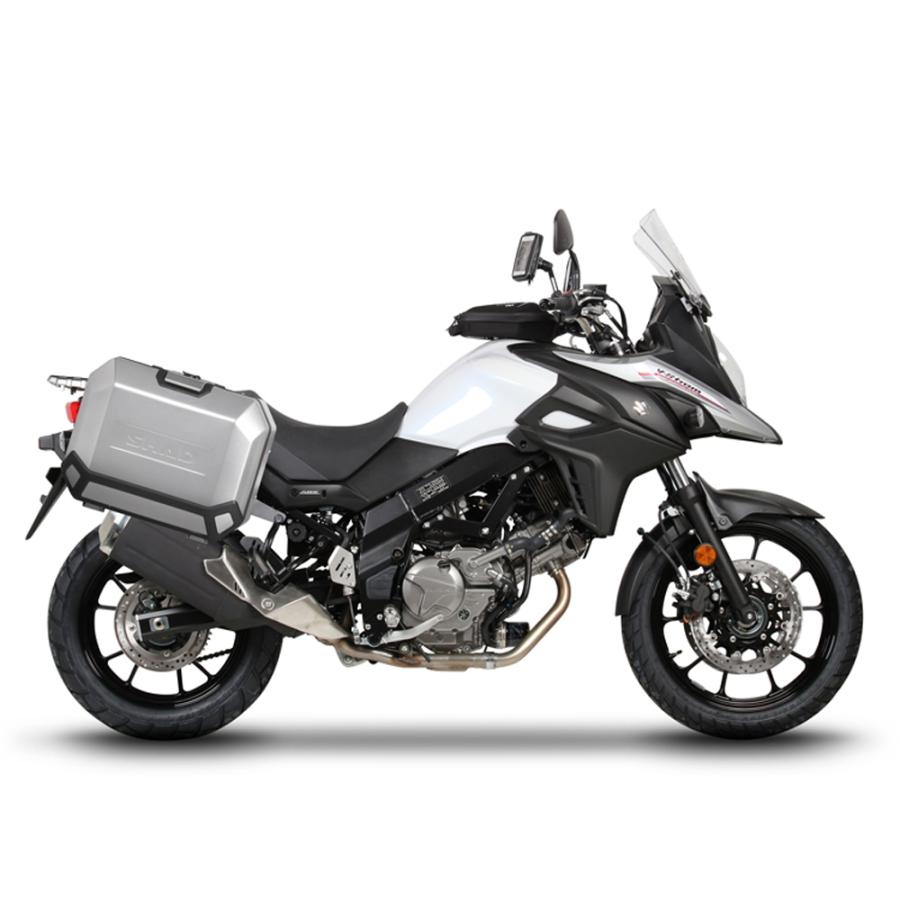 スズキ Vストローム650/XT 4Pサイドケースフィッティングキット SHAD_4