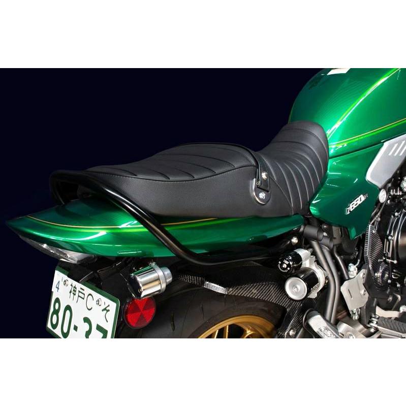 Z650RS タックロールシート ベルト付属 ブラック ARCHI : モトパーツ