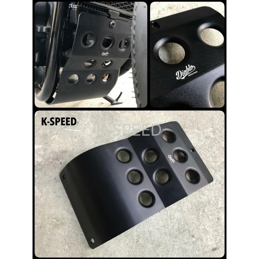 トライアンフ ボンネビルT100/T1220/ストリートツイン ディアボロス アンダーガード ブラック K-SPEED_1