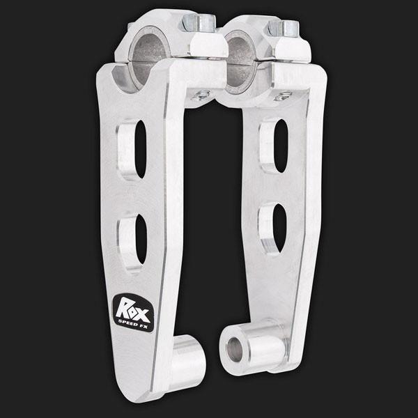 Rox Speed FX エリートピボッティングライザー 7/8インチ,1-1/8インチハンドル用 5インチUP アルミ