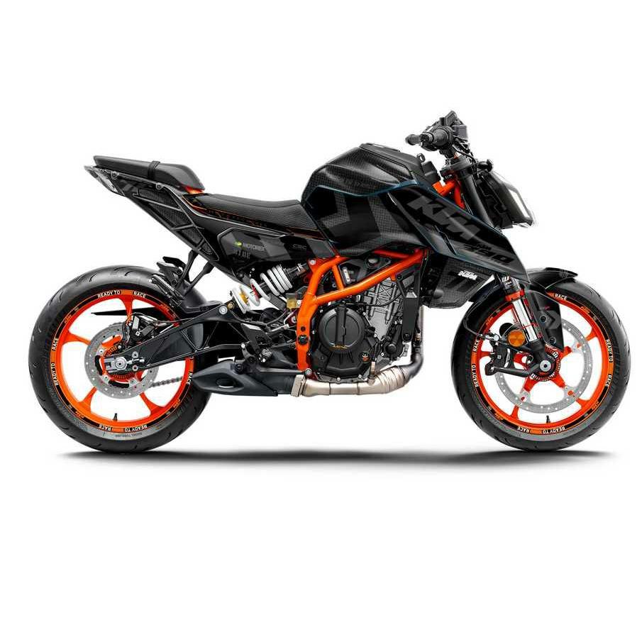 Moto Pro Works フルデカールキット Rasorblade (ステルス) ブラック