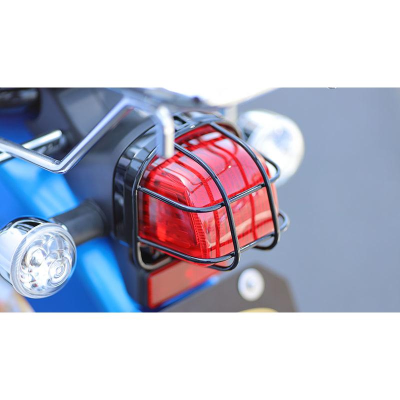 ホンダ スーパーカブ、クロスカブ テールランプガード ブラック KIJIMA