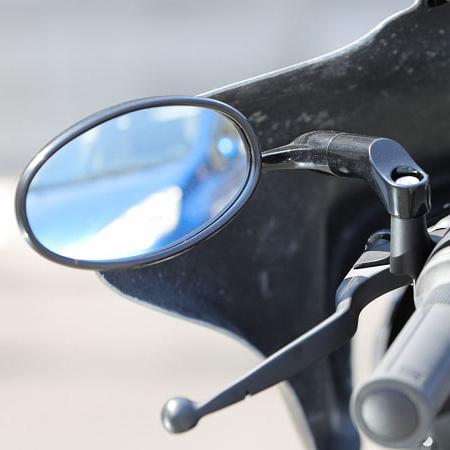 KIJIMA ユーロミラー（1個） ブラック : モトパーツ バイクカスタム