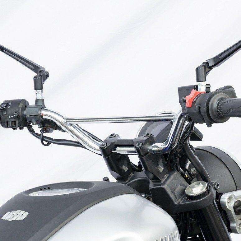 ヤマハ XSR125 2024- トラッカーハンドル バー付き クローム キジマ
