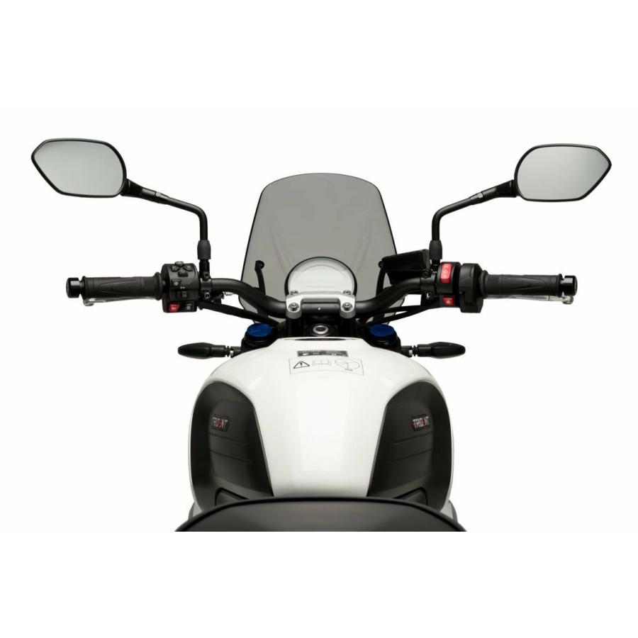 トライアンフ トライデント660 Puig スモークウィンドシールド プーチ(Puig) New Generation Sport スクリーン/ウインドシールド