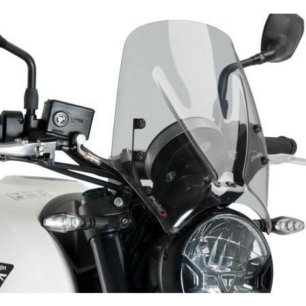 トライアンフ トライデント660 Puig スモークウィンドシールド プーチ(Puig) New Generation Sport スクリーン/ウインドシールド