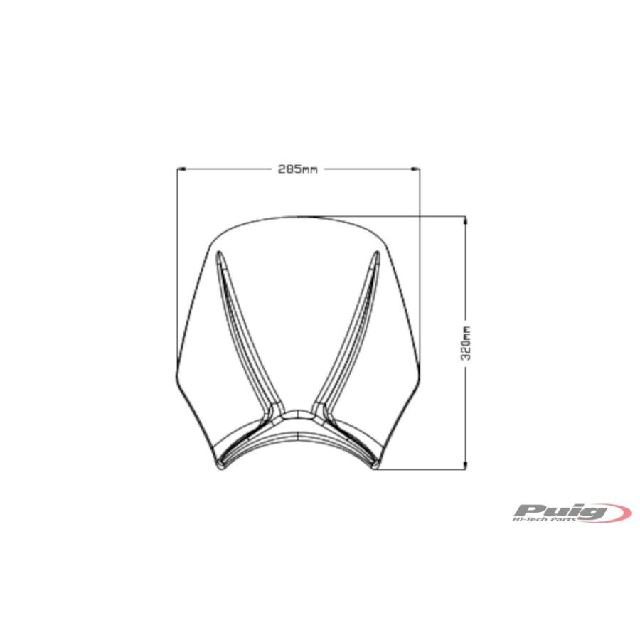 プーチ(Puig) New Generation Sport スクリーン/ウインドシールド