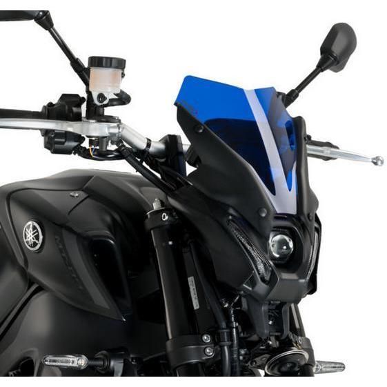 MT-09 2021- スクリーン ウインドシールド スポーツ ブルー プーチ