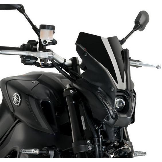 MT-09 2021- スクリーン ウインドシールド スポーツ ブラック プーチ