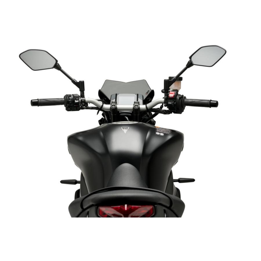 MT-09 2021- スクリーン ウインドシールド スポーツ ブラック プーチ