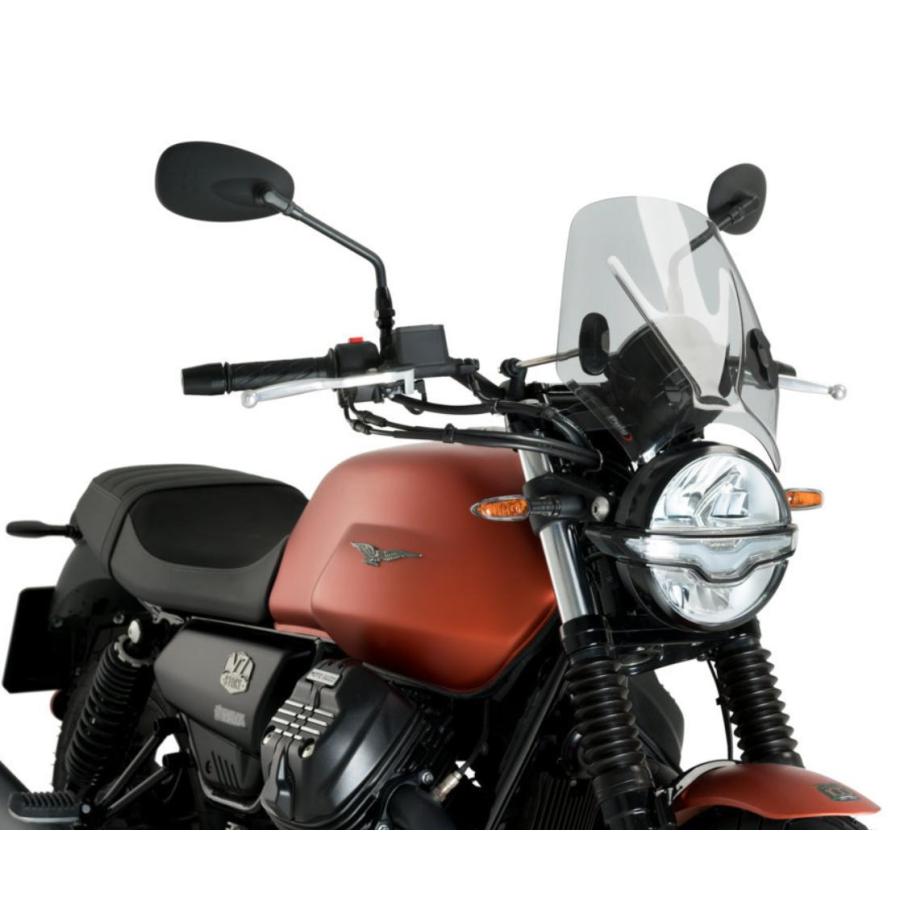 MOTO GUZZI (モトグッチ) V7-850 ウィンドシールド/スクリーンMITO（ミト）ブラック プーチ(Puig)｜motoparts｜03