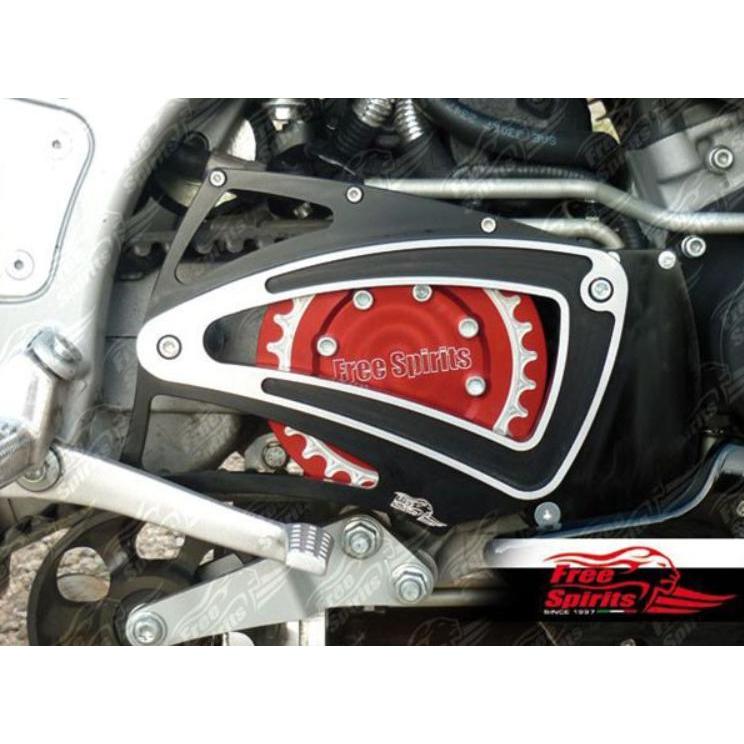 BUELL XB フロントプーリーカバー レッド Free Spirits_1