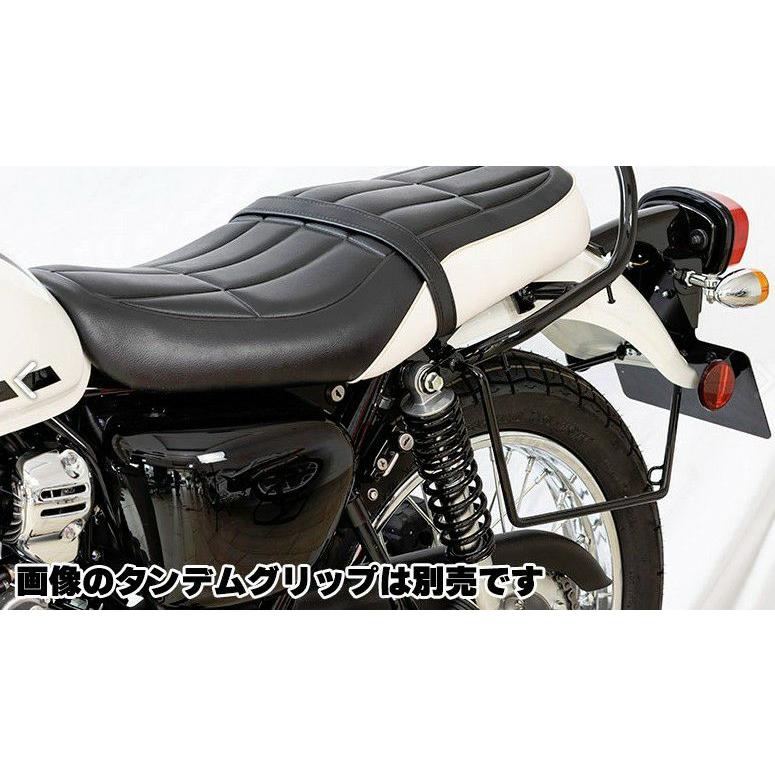 W230/メグロ S1バッグサポート 左側 ブラック キジマ : モトパーツ