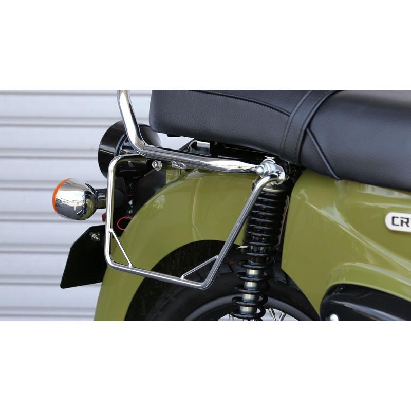 ホンダ スーパーカブ、クロスカブ バッグサポート(左右セット) クローム KIJIMAの画像