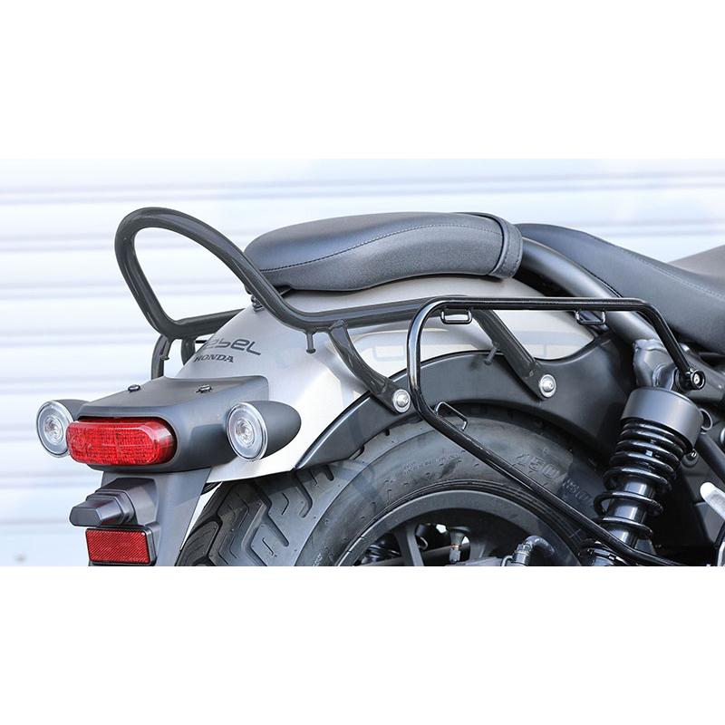 ホンダ レブル 250/500 タンデムグリップ マットブラック KIJIMAの画像