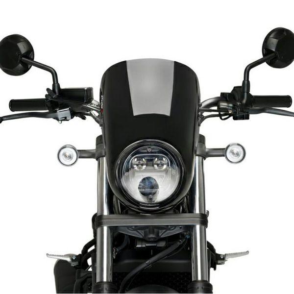 レブル250/500 20- フロントカウル フェアリング アナーキー ブラック