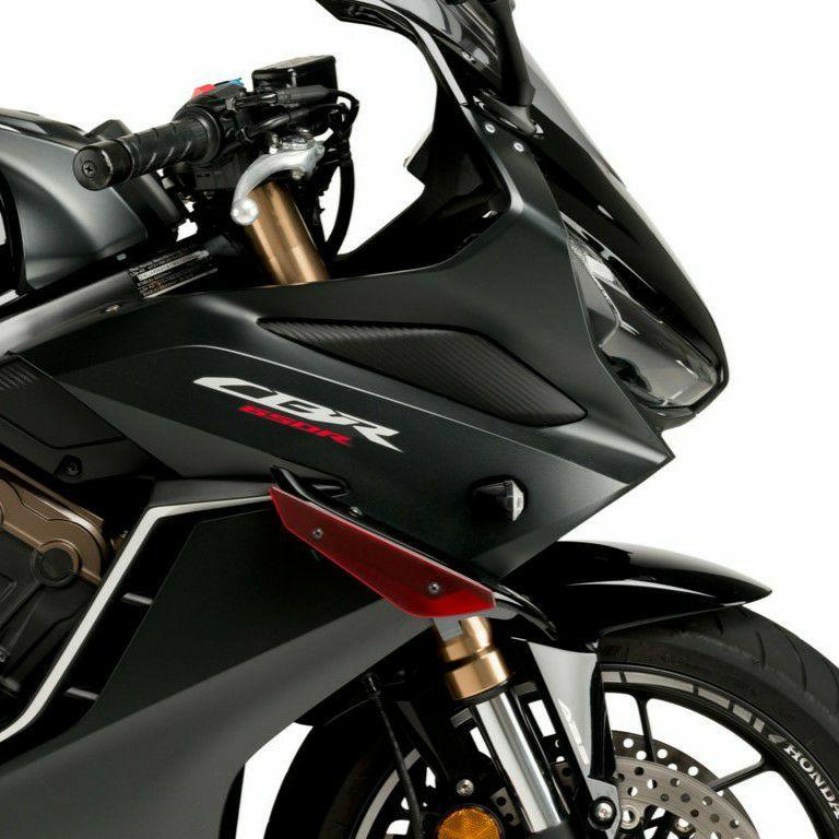 Puig ダウンフォース サイドスポイラー レッド HONDA CBR650R (2021-2023)の画像
