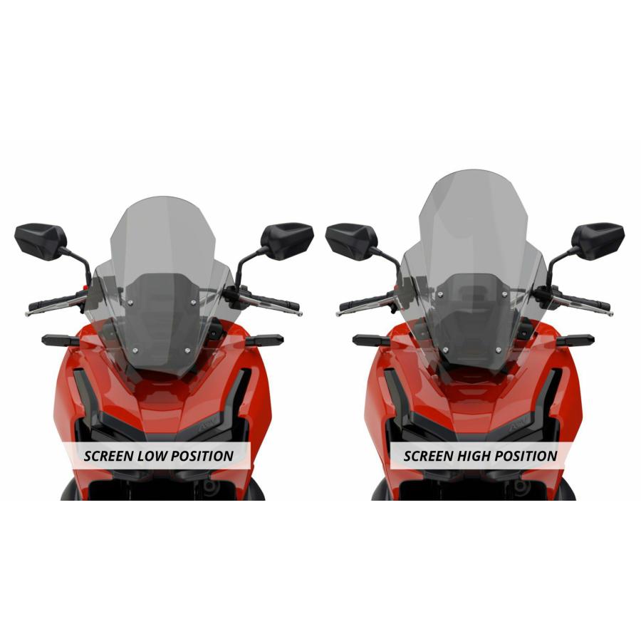 PUIG ツーリングスクリーン V-Techライン スモーク HONDA ADV160 (2023