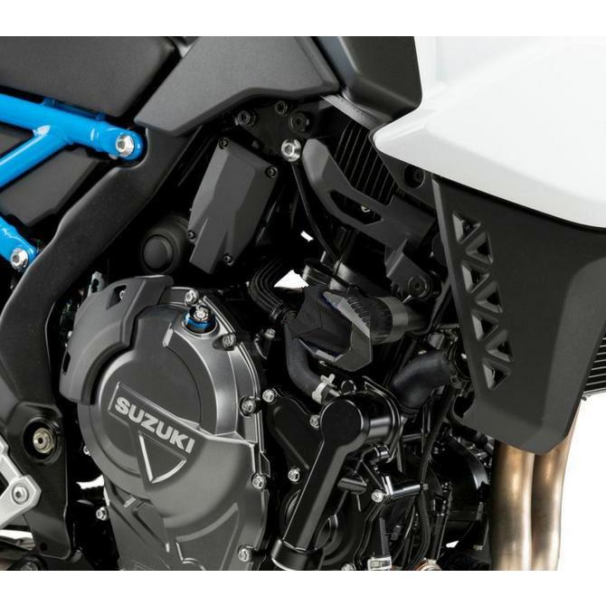 GSX-8S フレームスライダー R19 ブラック Puig : モトパーツ バイク