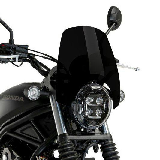 CL250/CL500 スクリーン スポーツ ブラック Puig : モトパーツ バイク