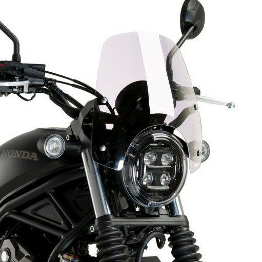CL250、CL500用　Puigスクリーン CL250/CL500 スクリーン スポーツ クリア Puig : モトパーツ バイク