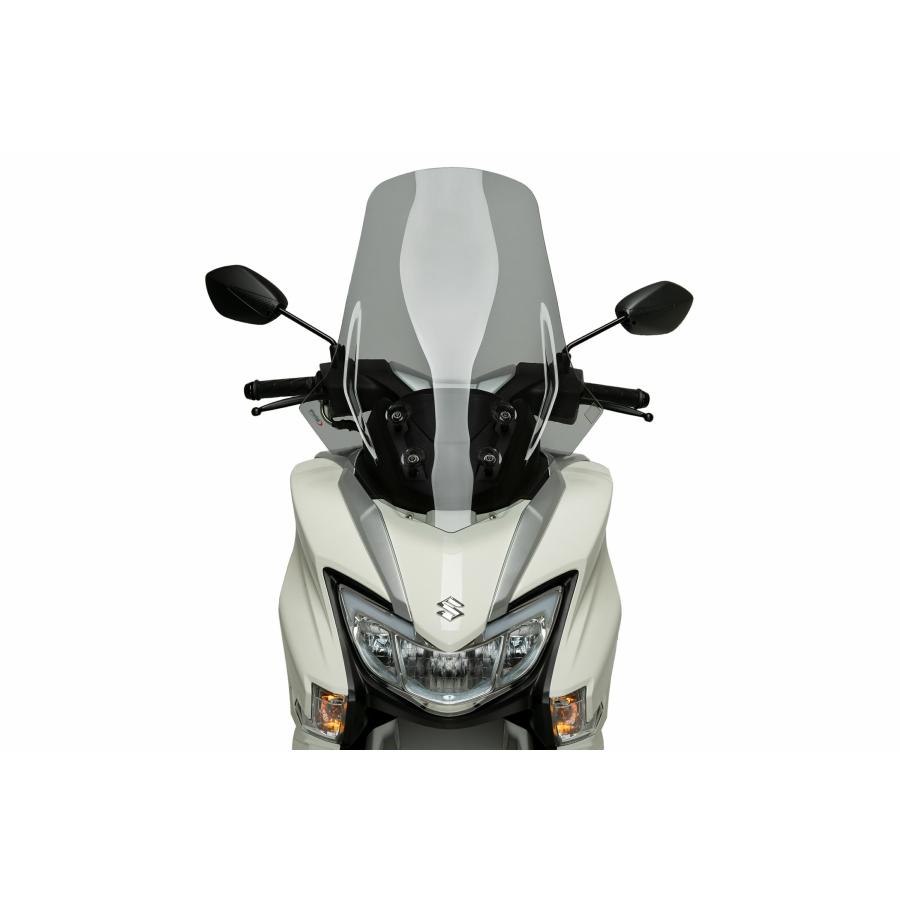 PUIG ツーリングスクリーン V-Techライン スモーク SUZUKI バーグマン