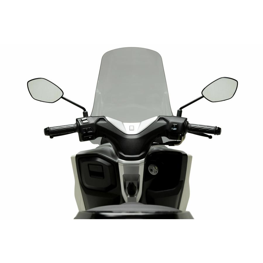 【新品】バーグマンストリート（125）ウインドスクリーン　スモークシールド PUIG ツーリングスクリーン V-Techライン スモーク SUZUKI バーグマン