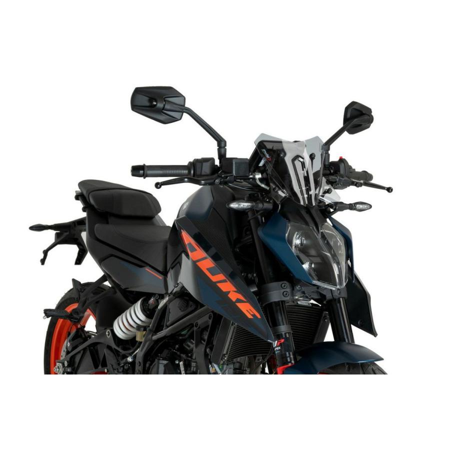 KTM RC390 250 125用スモークスクリーン KTM 125/250/390DUKE 24- スクリーン ニュージェネレーションスポーツ