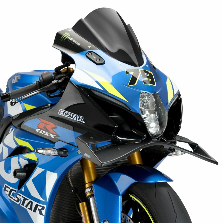 Puig フロントスポイラー GP マットブラック SUZUKI GSX-R1000/R (2017-2021)の画像