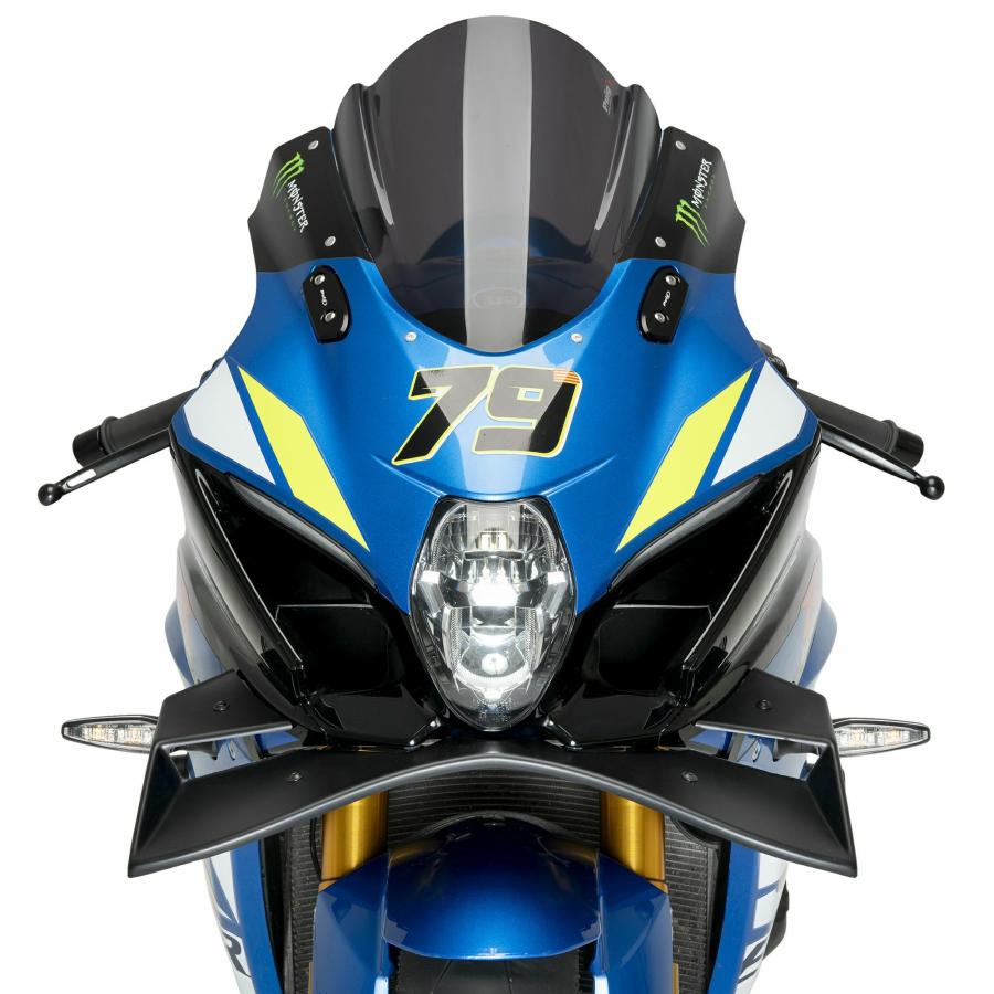 Puig フロントスポイラー GP ブラック SUZUKI GSX-R1000/R (2017-2021)の画像