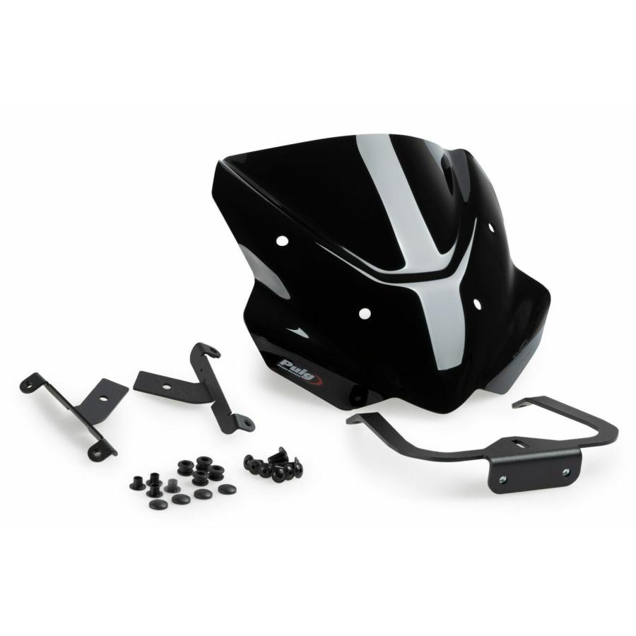 ストリートトリプル765R/RS (2023〜) スクリーン ブラック ニュー