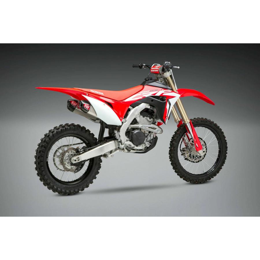 USヨシムラ RS-9 スリップオンマフラー シルバー Honda CRF250R (2018-2019) / CRF250RX (2019)
